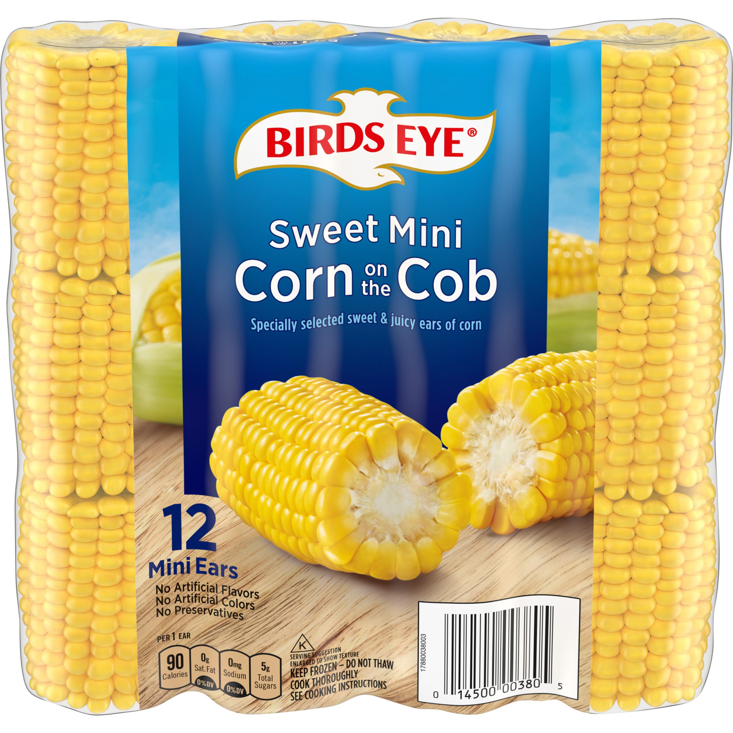 Birds Eye Fresh Frozen Select Vegetables Sweet Mini Corn on the Cob – 12