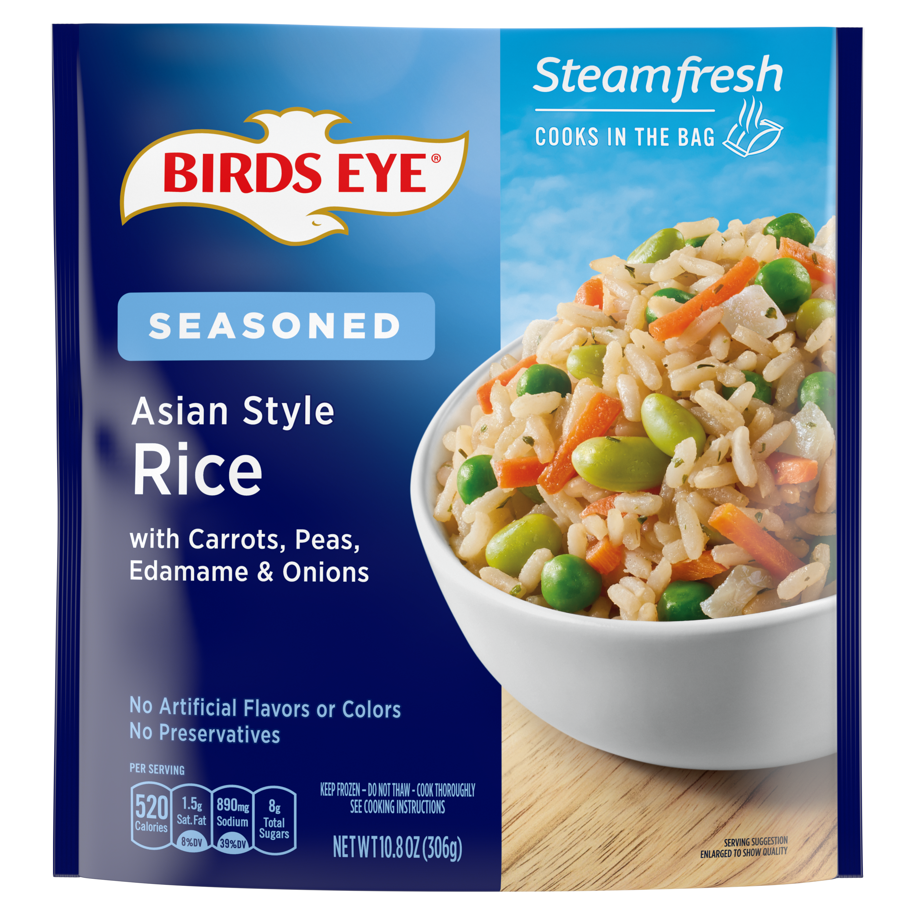 Birds Eye Steamfresh Chef’s Favorites Seasoned Asian Style Rice