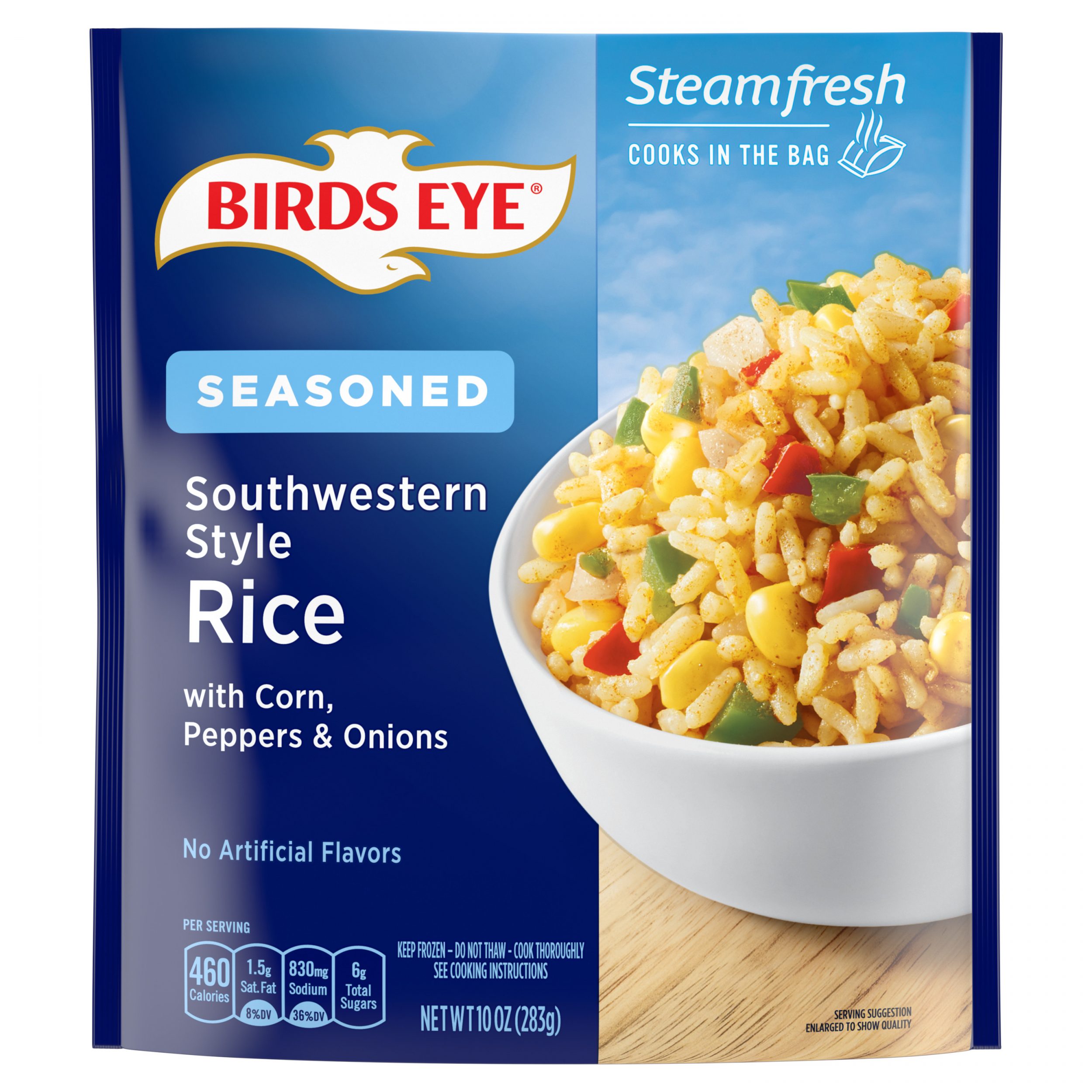 Birds Eye Steamfresh Chef’s Favorites Lightly Seasoned Southwestern Style Rice with Corn, Peppers & Onions