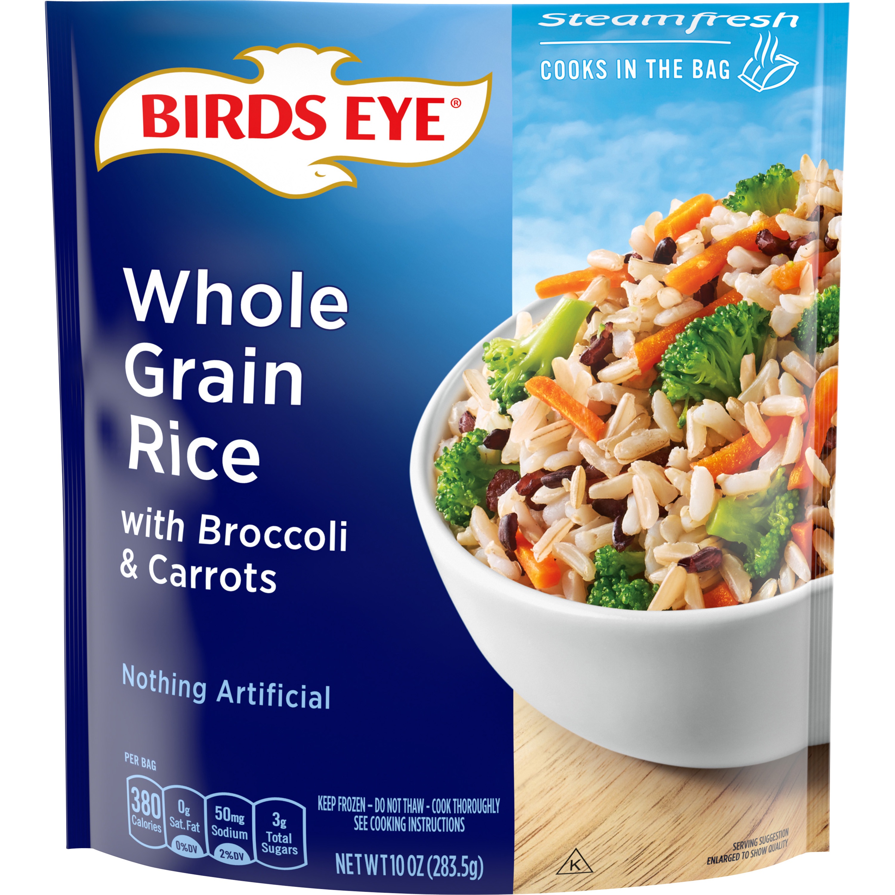Birds Eye Steamfresh Selects Brown & Wild Rice with Broccoli & Carrots