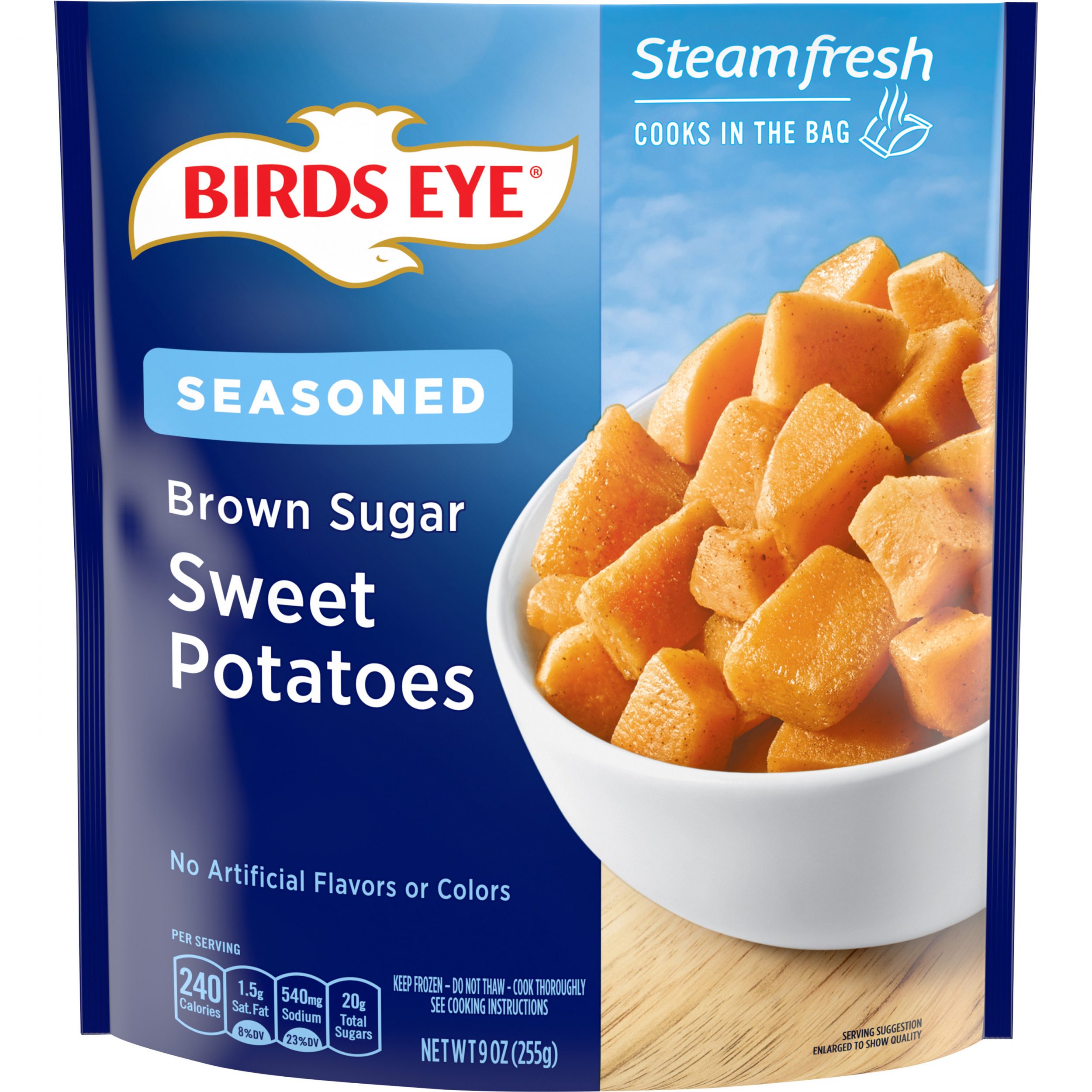 Birds Eye Steamfresh Chef’s Favorites Lightly Seasoned Sweet Potatoes with Brown Sugar