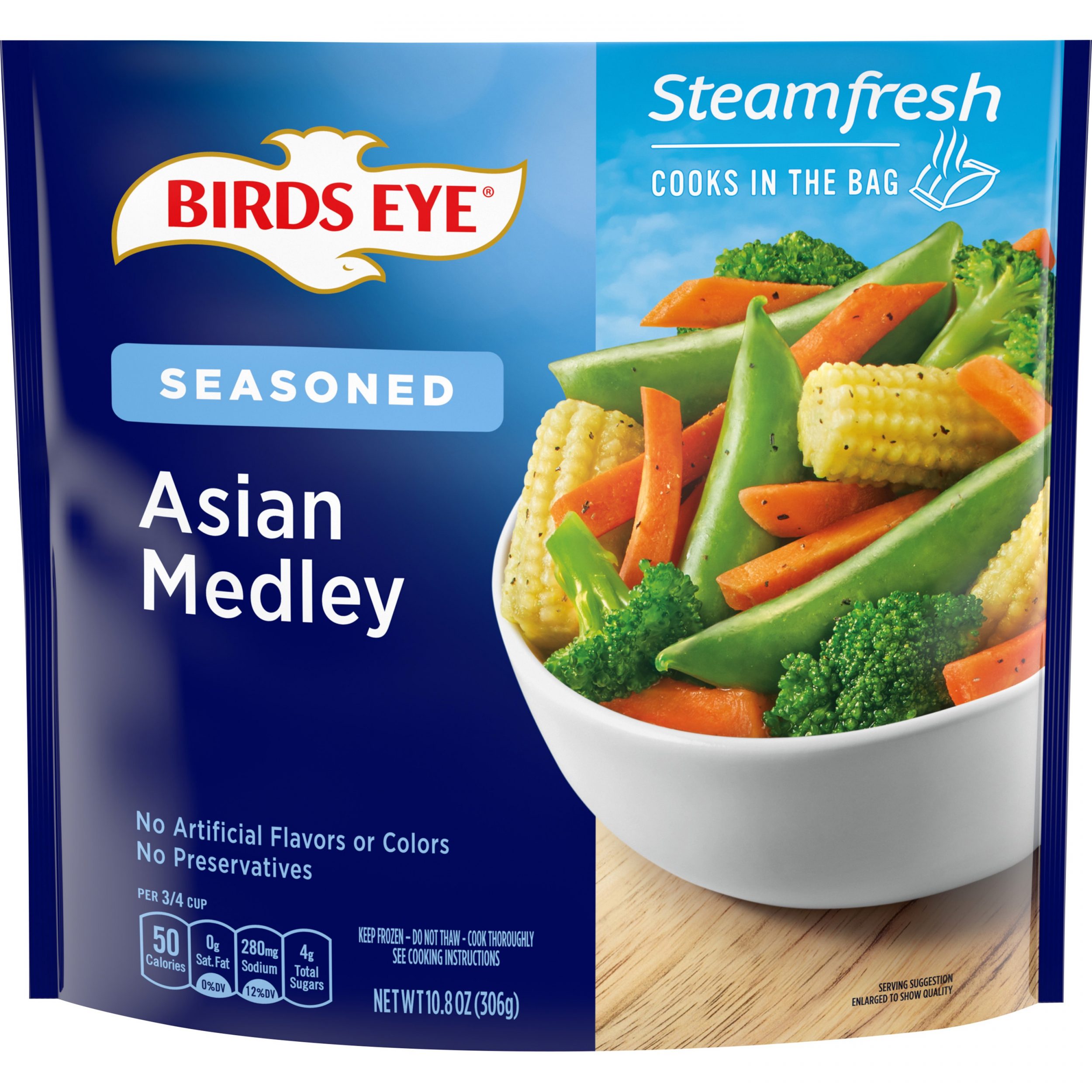 Birds Eye Steamfresh Chef’s Favorites Lightly Seasoned Asian Medley