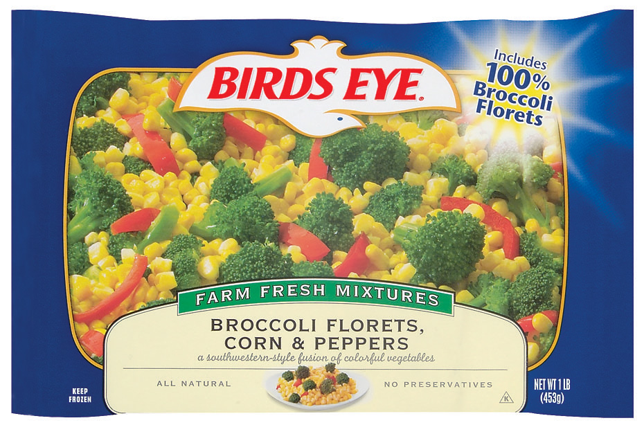 Birds Eye Farm Fresh Mixtures Broccoli Florets, Corn & Peppers