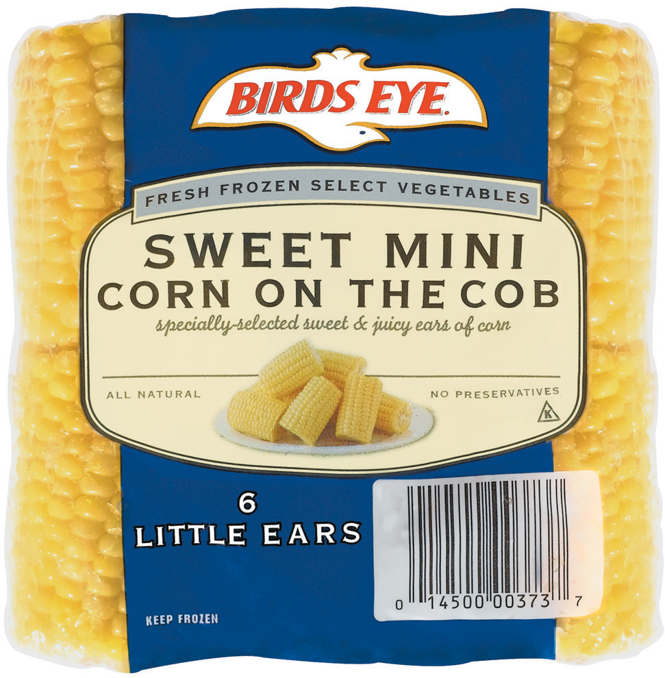 Birds Eye Fresh Frozen Select Vegetables Sweet Mini Corn on the Cob – 6