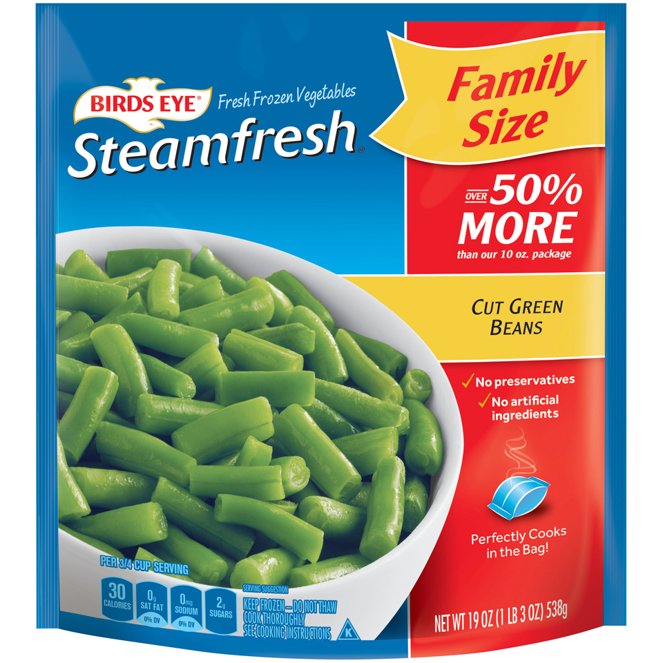 Birds Eye Steamfresh Family Size Cut Green Beans