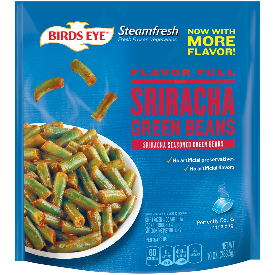 Birds Eye Steamfresh Flavor Full Sriracha Green Beans