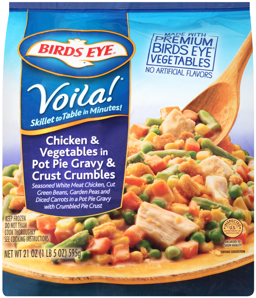 Birds Eye® Voila!® Chicken & Vegetables in Pot Pie Gravy & Crust Crumbles