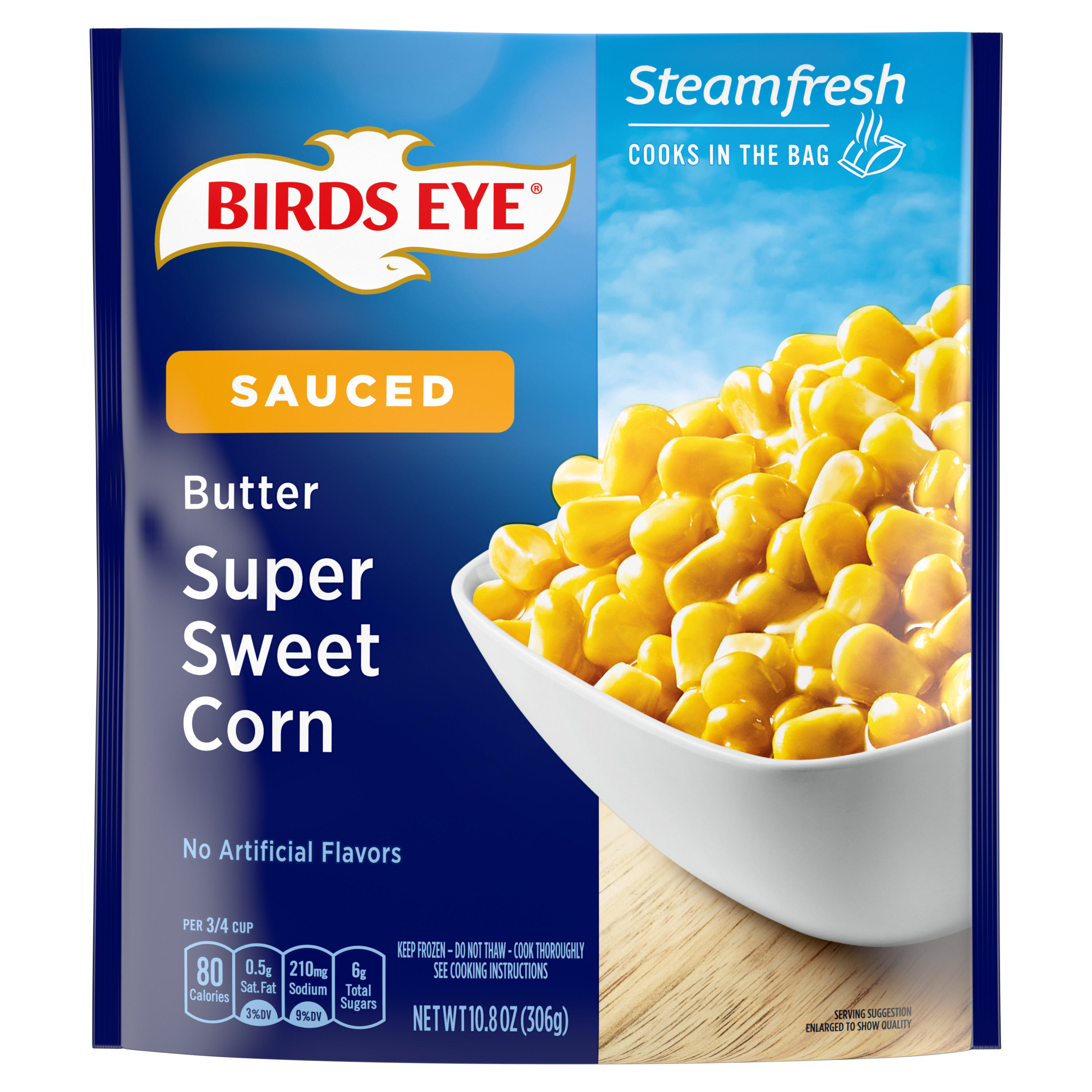 Birds Eye Steamfresh Chef’s Favorites Sauced Super Sweet Corn with Butter Sauce