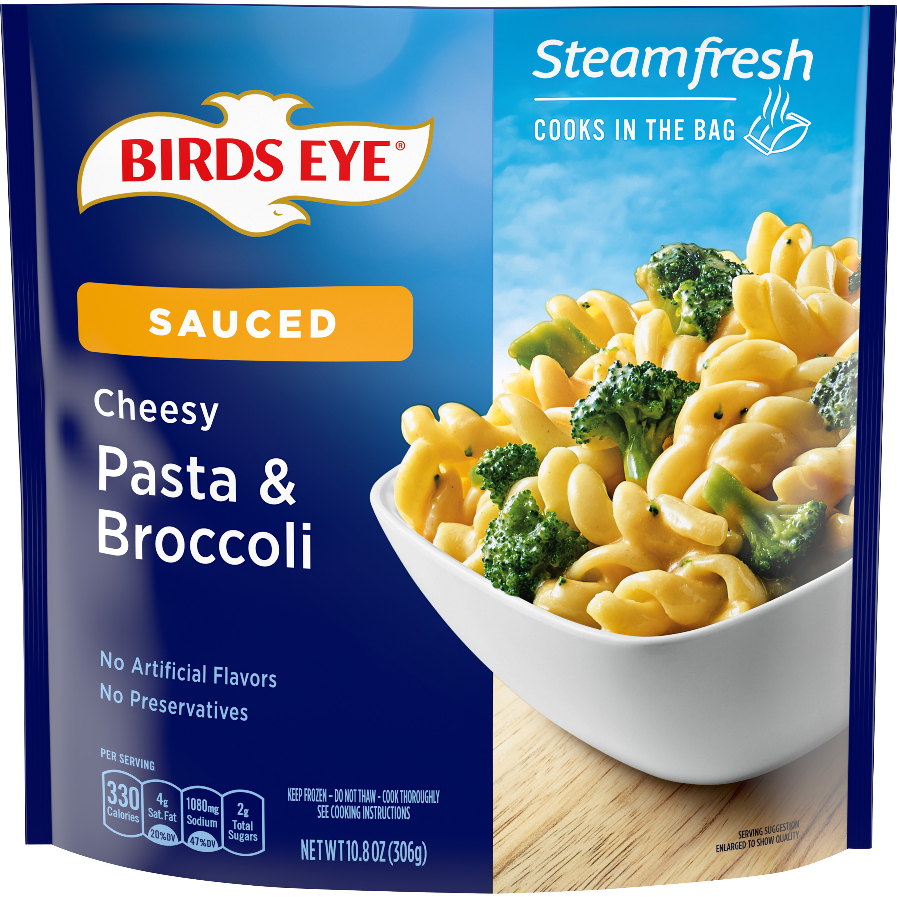 Birds Eye Steamfresh Chef’s Favorites Sauced Pasta & Broccoli with Cheese Sauce