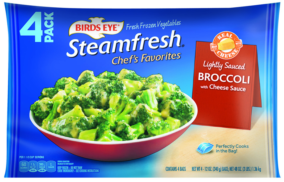 Birds Eye Steamfresh Chef’s Favorites Lightly Sauced Broccoli with Cheese Sauce