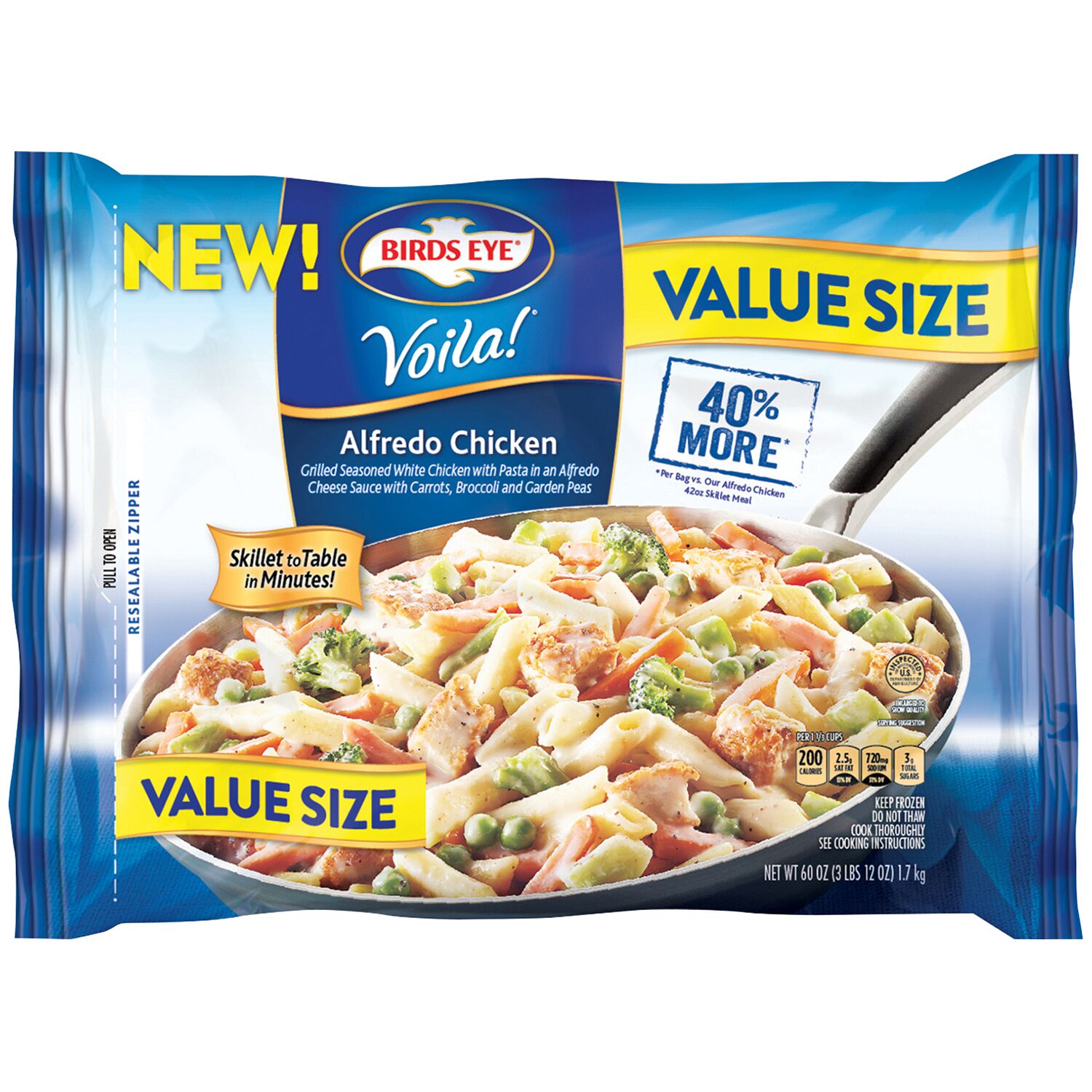 Birds Eye Voila! Alfredo Chicken Frozen Meal, 21 oz - Foods Co.