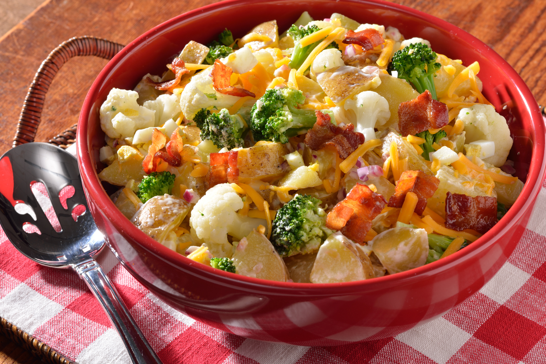 Loaded Vegetable Potato Salad